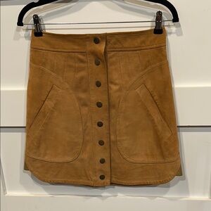 Calypso St. Barth Tan Pencil Mini Skirt Casual